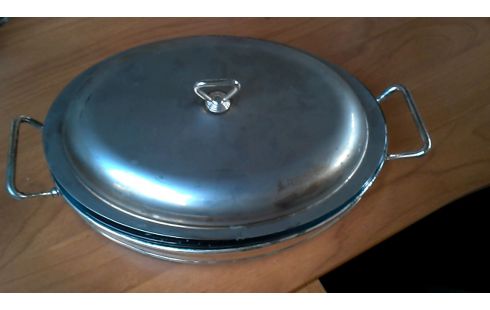 UNTERTELLER OVAL SILBERN EIS