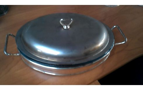 UNTERTELLER OVAL SILBERN EIS
