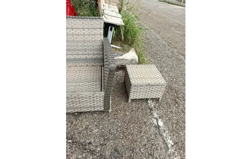 SALON DE JARDIN ROTIN STYLE