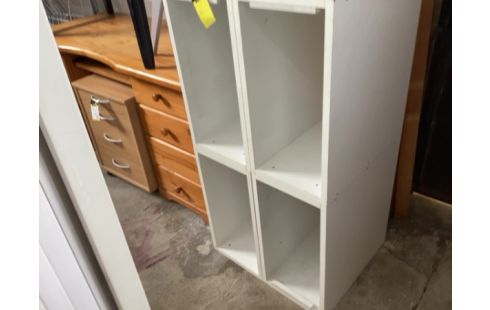 RANGEMENT 4 CASES BLANC
