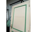 PORTE BOIS CRÈME VERT