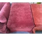 POUF ROUGE RECTANGULAIRE