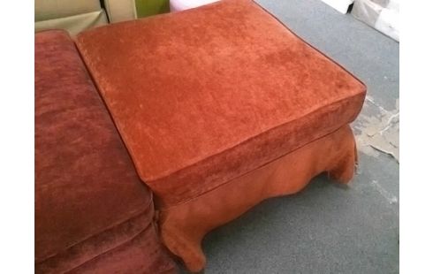POUF CARRE VELOURS