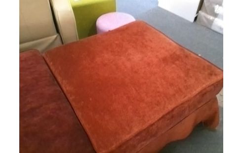 POUF CARRE VELOURS
