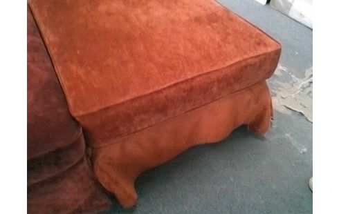 POUF CARRE VELOURS