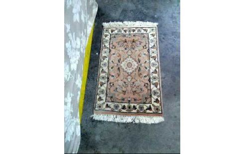 ORIENTTEPPICH BEIGE <KANCHIPUR> FLOR. KL.
