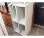 MEUBLE DE RANGEMENT 4 CASES BLANC
