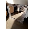 MIROIR BOIS ARGENTÉ