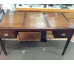 BUREAU BOIS EXOTIQUE 2 TIROIRS