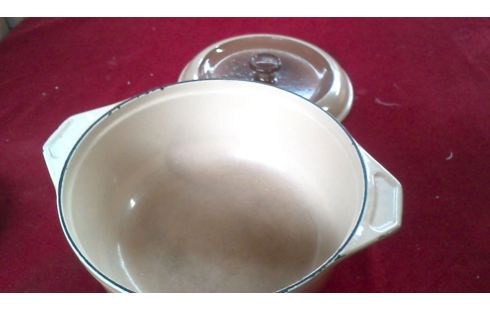 KOOKPOT GIETIJZER FONTIGNAC BEIGE BRUIN