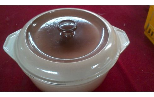 KOOKPOT GIETIJZER FONTIGNAC BEIGE BRUIN