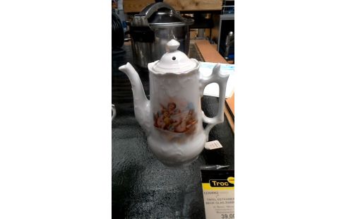 KAFFEESERVICE ALT WEISS PORZELLAN