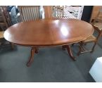 TABLE OVALE MERISIER