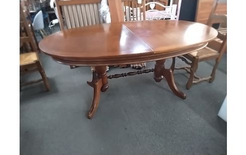 TABLE OVALE MERISIER