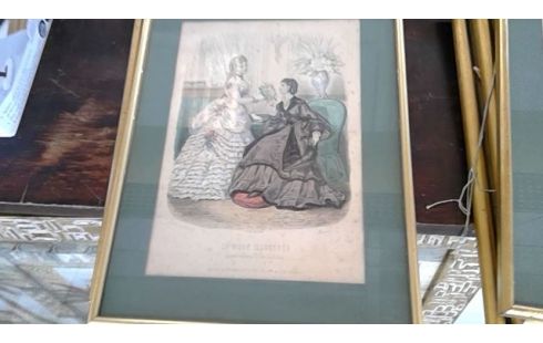 GRAVURE ANCIENNE ENCADREE