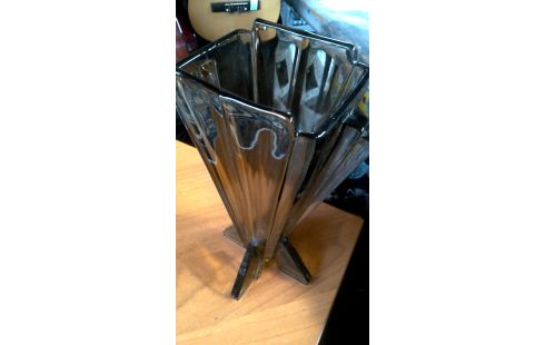 VASE BRUN GLACE