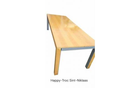 TABLE DE SALLE A MANGER FRENE ALUMINIUM