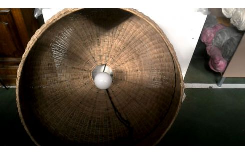 SUSPENSION ROTIN GRAND ROND