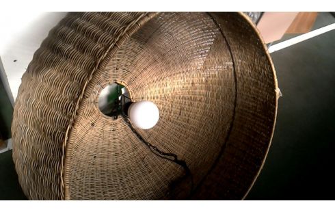 SUSPENSION ROTIN GRAND ROND