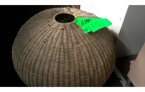 SUSPENSION ROTIN GRAND ROND