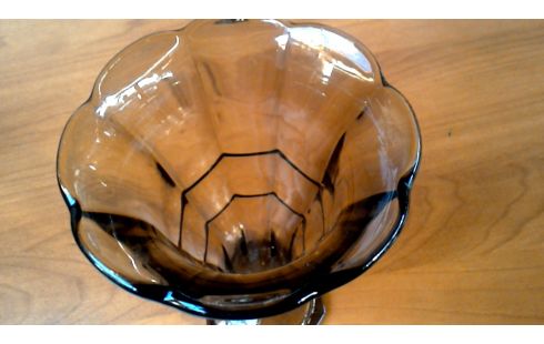 VASE BRUN GLACE