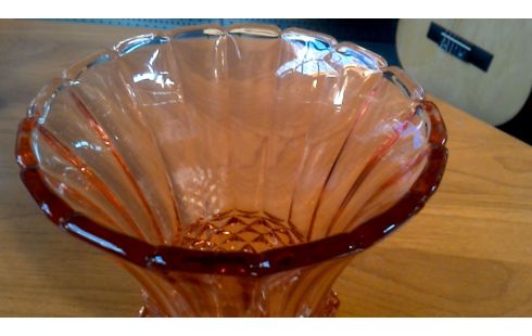 VASE ROSE GLACE