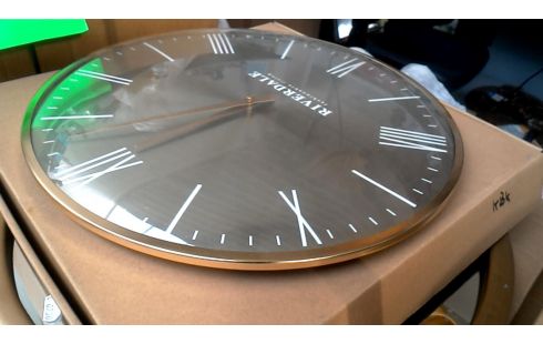 UHR RUND GEWÖLBT GRÜN