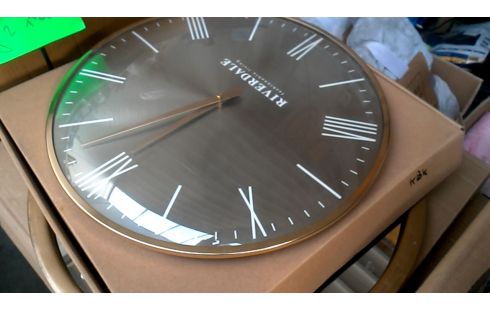 UHR RUND GEWÖLBT GRÜN