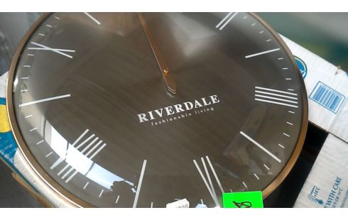 UHR RUND GEWÖLBT GRÜN