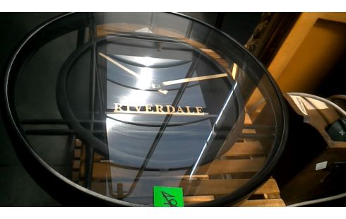 UHR SCHWARZ RUND OR