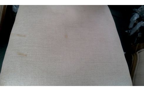 6 CHAISES BEIGE TISSU