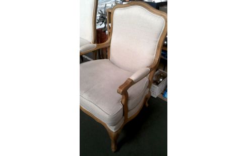 FAUTEUIL CLUB BEIGE TISSU
