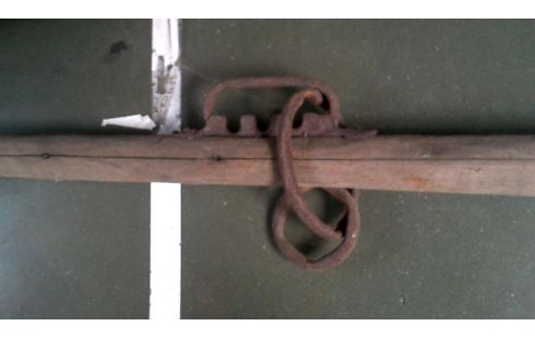 COLLIER CHEVAL, , BOIS FER FORGE