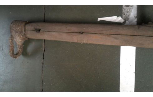 COLLIER CHEVAL, , BOIS FER FORGE