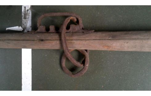 COLLIER CHEVAL, , BOIS FER FORGE