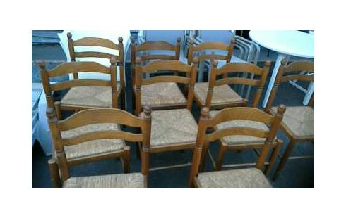 CHAISE LOT DE 4