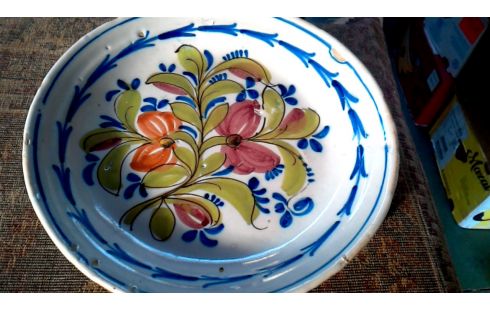 ASSIETTE ANTIQUE FLEUR