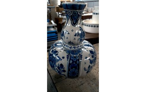 VASE DELFT BLANCHE BLEUE MEMOIRE VIVE