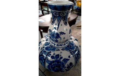 VASE DELFT BLANCHE BLEUE MEMOIRE VIVE