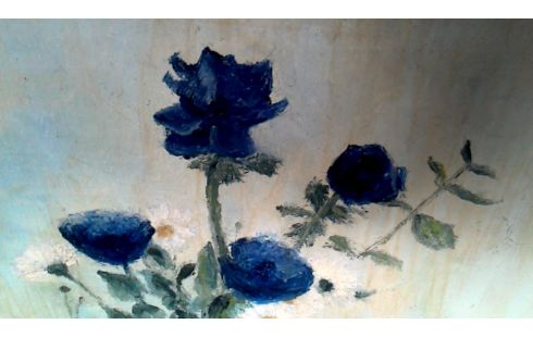 PEINTURE FLEUR DEDICACE