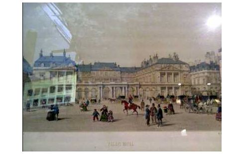 KUNSTDRUCK I.R. PARIS PALAIS ROYAL 1860