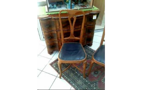 STUHL HOLZ <THONET> JUG.STIL POLSTER BLAU
