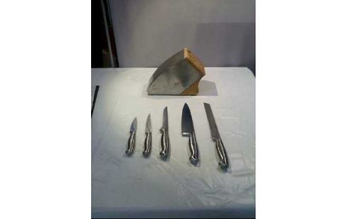 MESSERBLOCK <KUPPELS> METALL