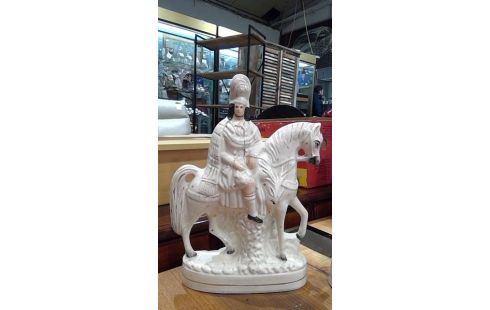 STATUES ANGLAISE LA  PAIRE EN PORCELAINES