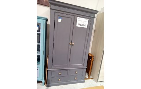 ARMOIRE GRISE AVEC TIROIRS