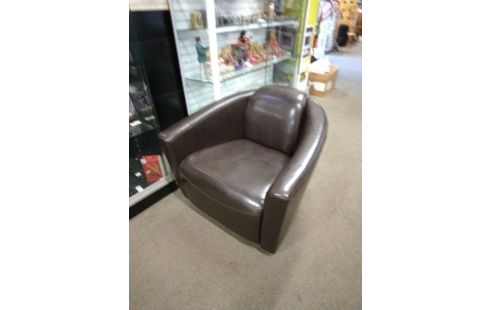 FAUTEUIL SKAI MARRON
