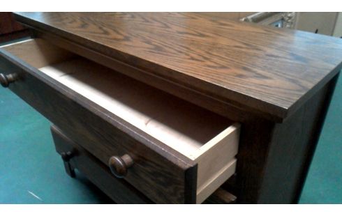 NÄHSCHRÄNKCHEN EICHE 3 SCHUBLADEN