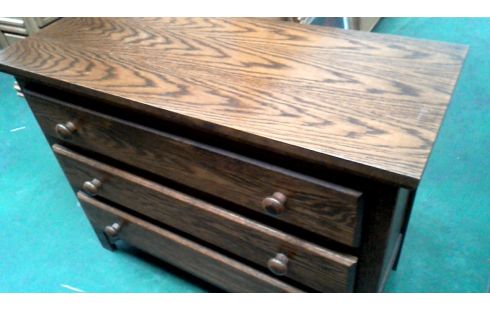 NÄHSCHRÄNKCHEN EICHE 3 SCHUBLADEN