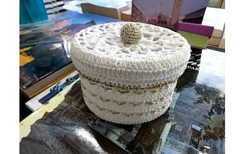 BOITE TRICOT BLANCHE