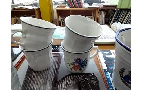 TASSE FLEURIS LOT DE 4